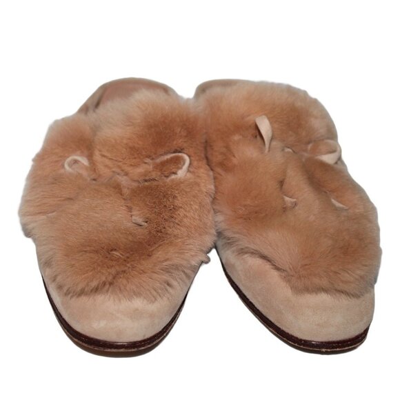 Anthropologie Shoes - AD & Daughters Suede Rabbit Fur Mules